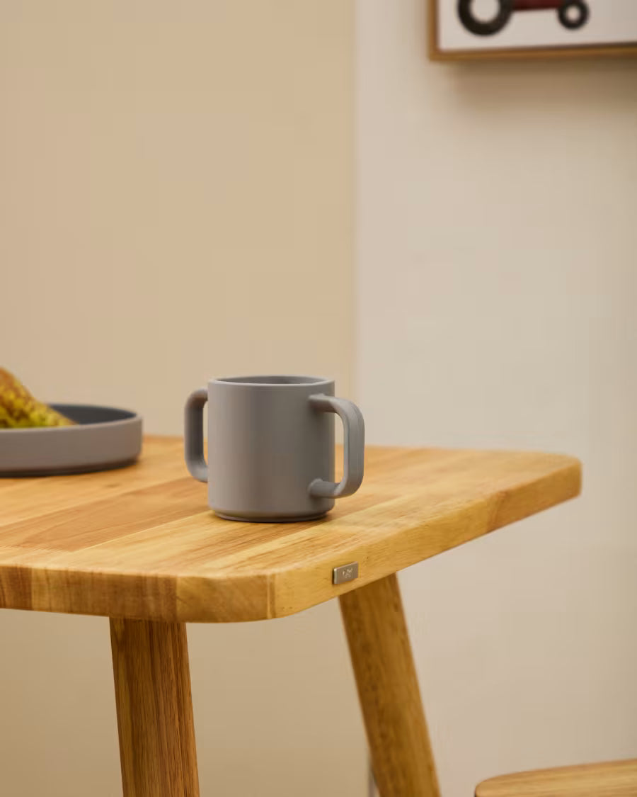 Set Lili 2 tazze in silicone arancione e blu