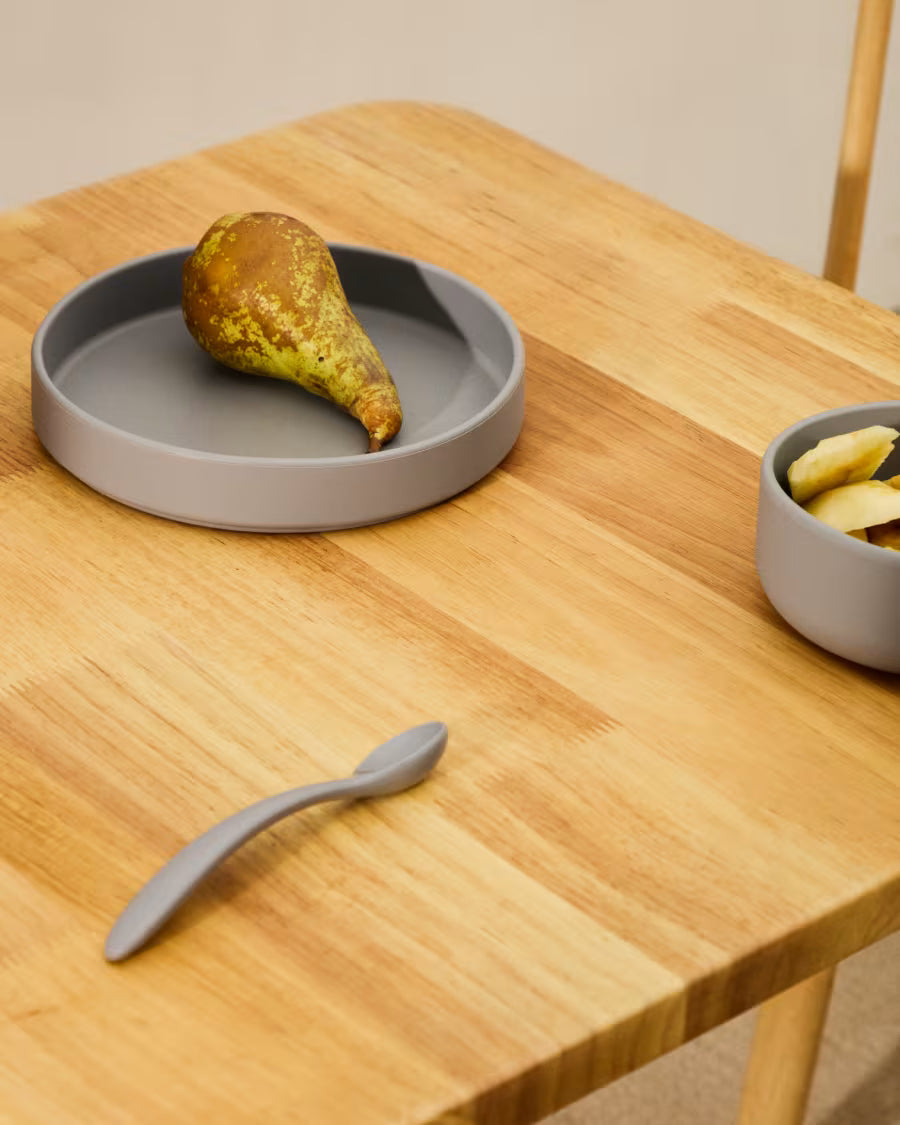 Set Lili piatto e ciotola in silicone blu