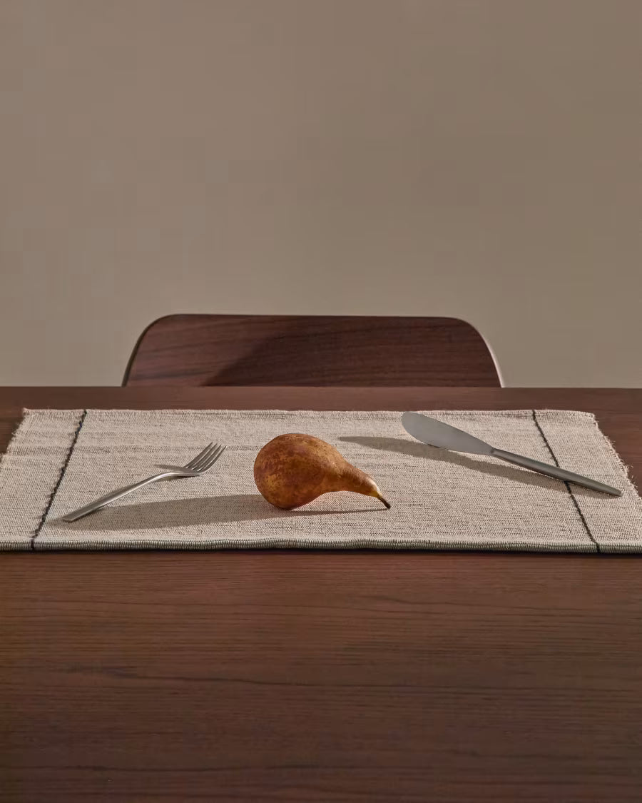 Set di 2 tovagliette Lunel in juta 50 x 35 cm