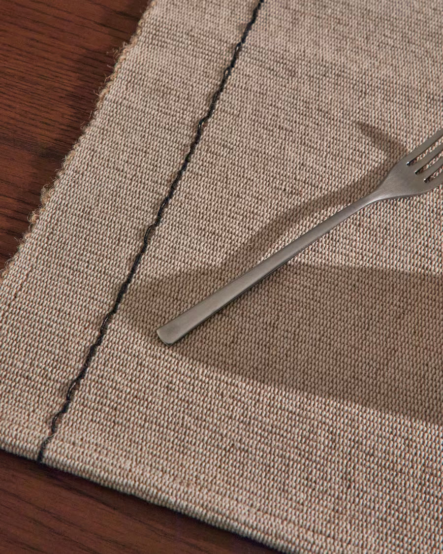 Set di 2 tovagliette Lunel in juta 50 x 35 cm