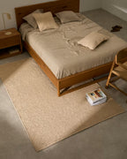 Tappeto Mascarell in cotone e poliestere bianco 160 x 230 cm