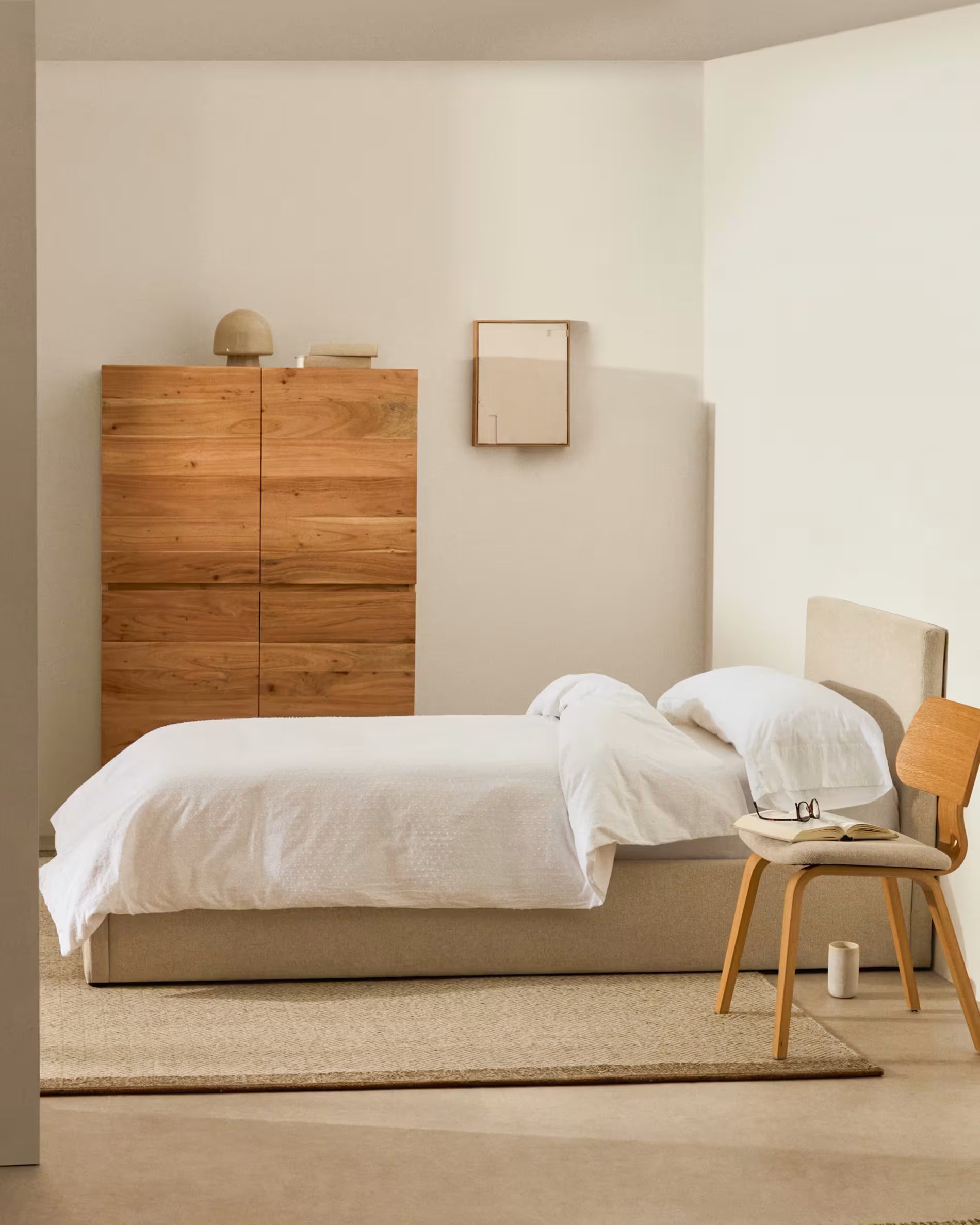 Letto con contenitore Nahiri 90x200