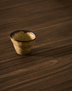 Tazza Abela in ceramica marrone 8x6 cm