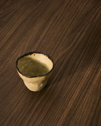 Tazza Abela in ceramica marrone 10x8 cm
