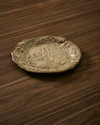 Piatto da dessert Alenia in ceramica marrone