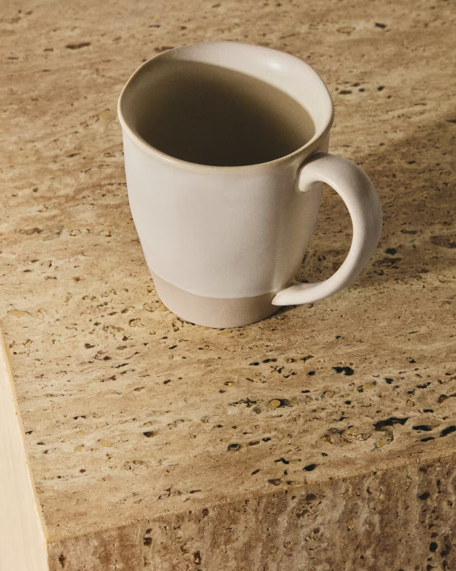 Tazza grande Azir in ceramica beige