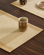 Set Briven di 2 tovaglie 100% cotone beige 35 x 50 cm