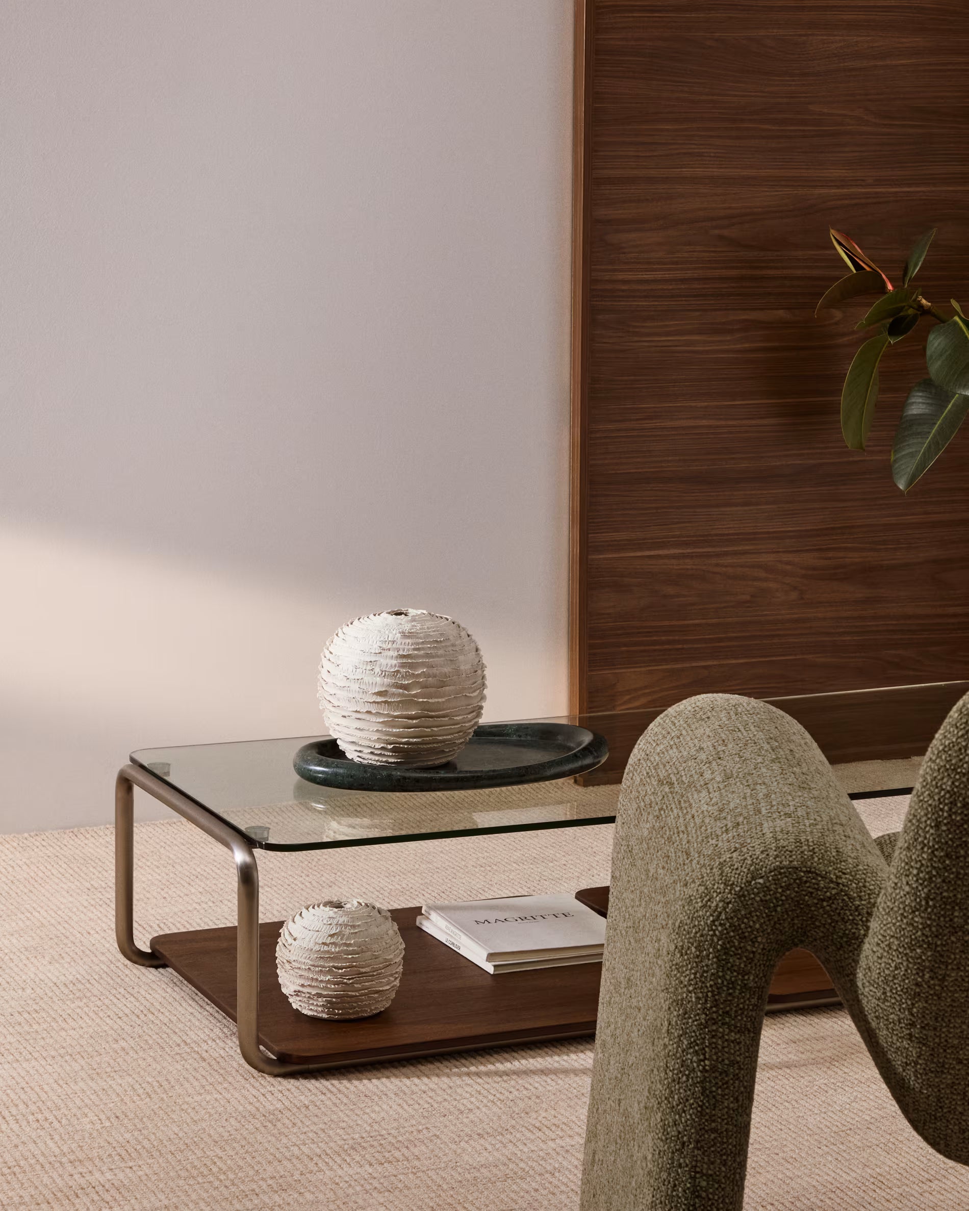 Vaso Evania in ceramica beige 15,5 cm