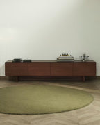 Tappeto rotondo Empuries verde Ø 200 cm