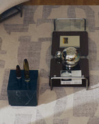 Tappeto Norela in misto lana jacquard grigio 300 x 200 cm