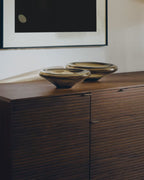 Centrotavola Zolira in vetro marrone Ø 27 cm