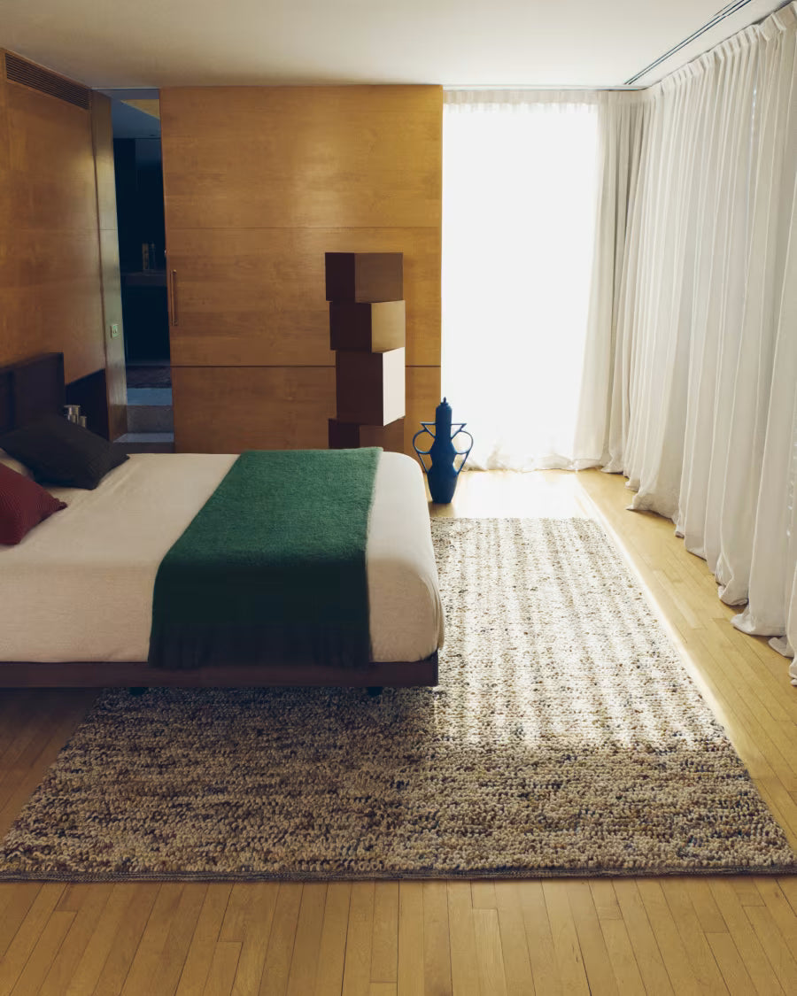 Tappeto Elanis in lana bouclé multicolore 200 x 300 cm