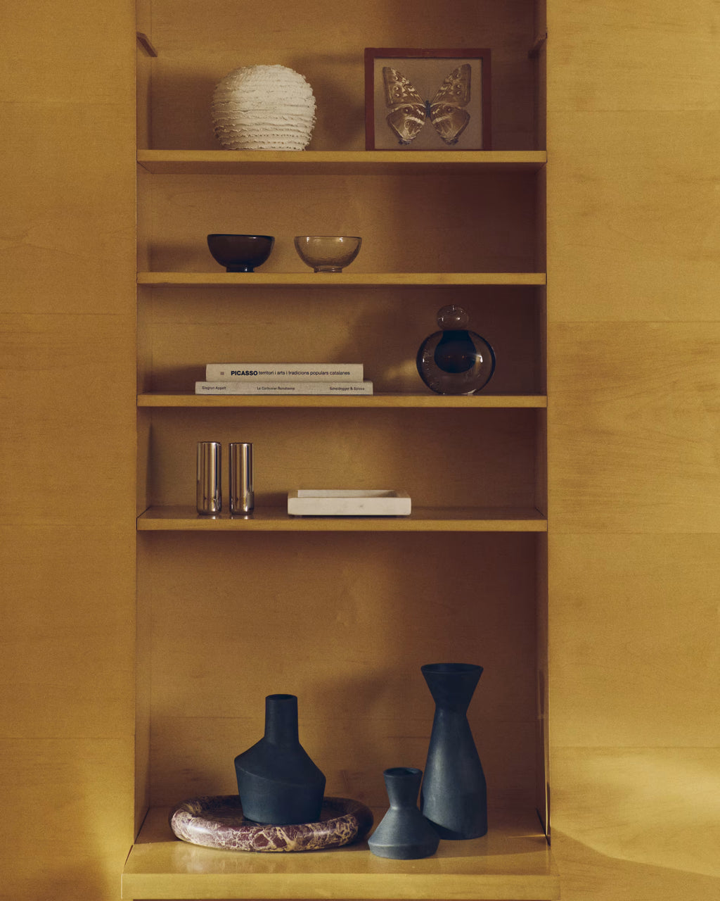 Vaso Evania in ceramica beige 21 cm