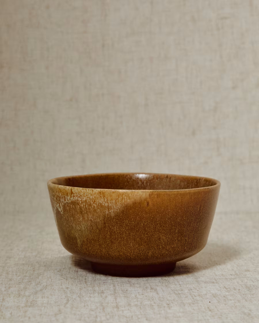 Ciotola Nagoli in ceramica marrone