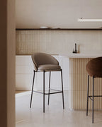 Sgabello Eamy marrone 65 cm