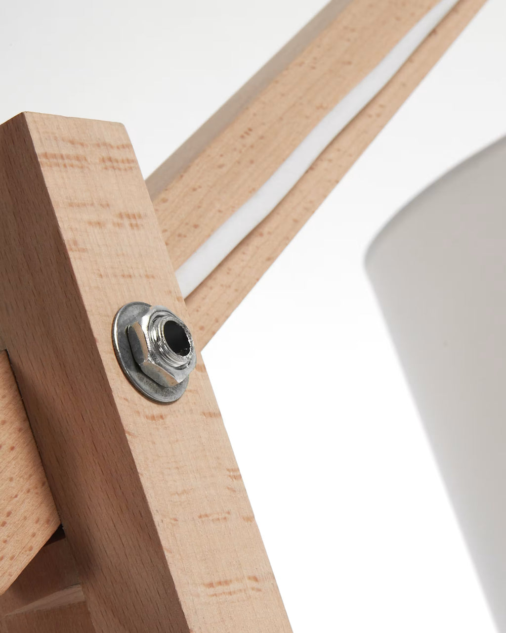 Lampada da terra Riaz, bianco