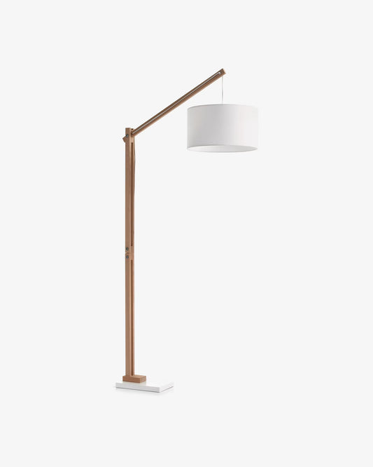 Lampada da terra Riaz, bianco