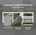 Salottino da esterno in Rattan