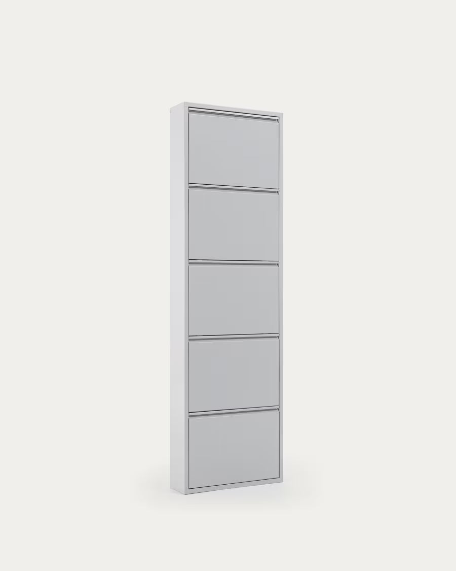 Scarpiera ODE 50 x 168,5 cm 5 ante grigio