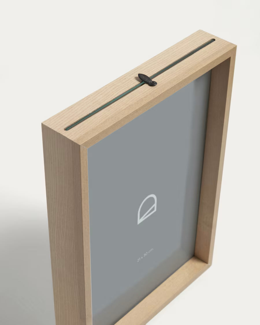 Cornice per foto Flavina 22 x 31 cm con finitura naturale