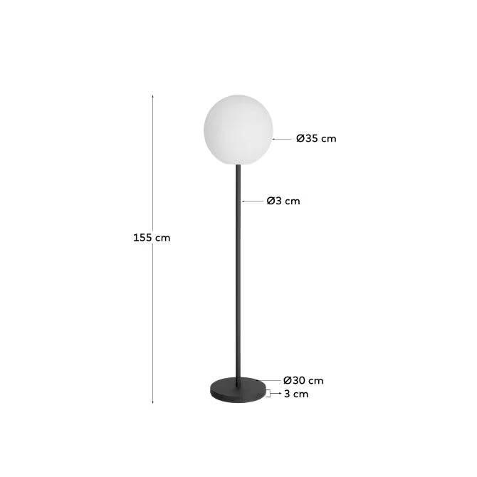 Lampada da terra da esterno Dinesh