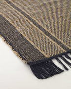 Tappeto Brunilda nero e marrone 160 x 230 cm