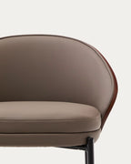 Sgabello Eamy marrone 65 cm