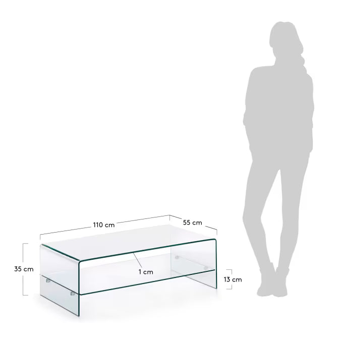 Tavolino Burano  da salotto 110 x 55 cm