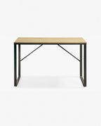 Scrivania rettangolare Talbot 120 x 60 cm nero