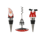 Set apribottiglie sommelier in acciaio inox per decorazioni natalizie