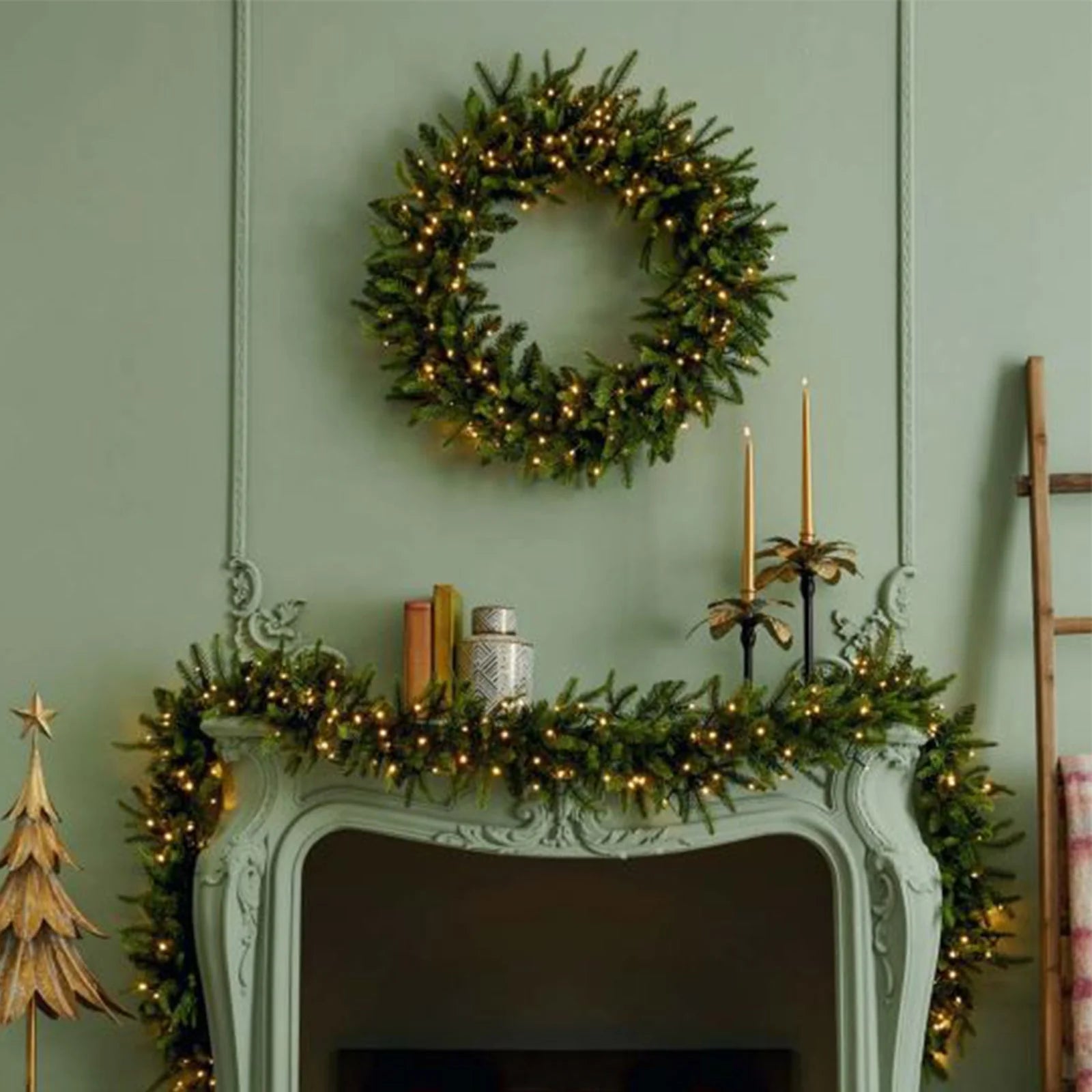 Ghirlanda "COLORADO" con Microled 60 CM