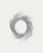 Corona Bria luminosa argentata Ø60 cm