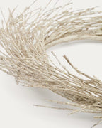 Corona luminosa dorata Bria Ø60 cm