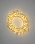 Corona luminosa dorata Bria Ø60 cm