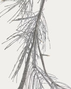 Ghirlanda luminosa Teila a forma di ramo argento 180 cm