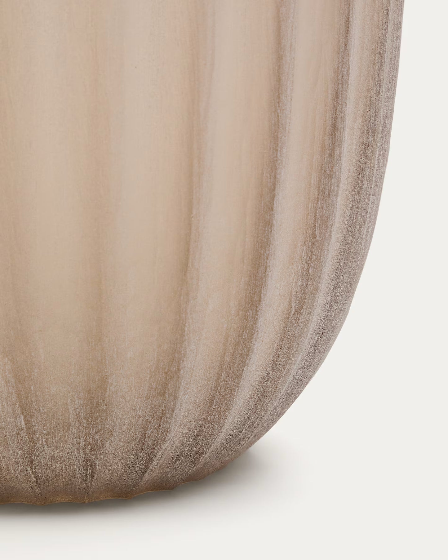 Vaso in vetro beige Lumia 38 cm