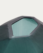 Vaso in vetro verde Geonix 45,5 cm