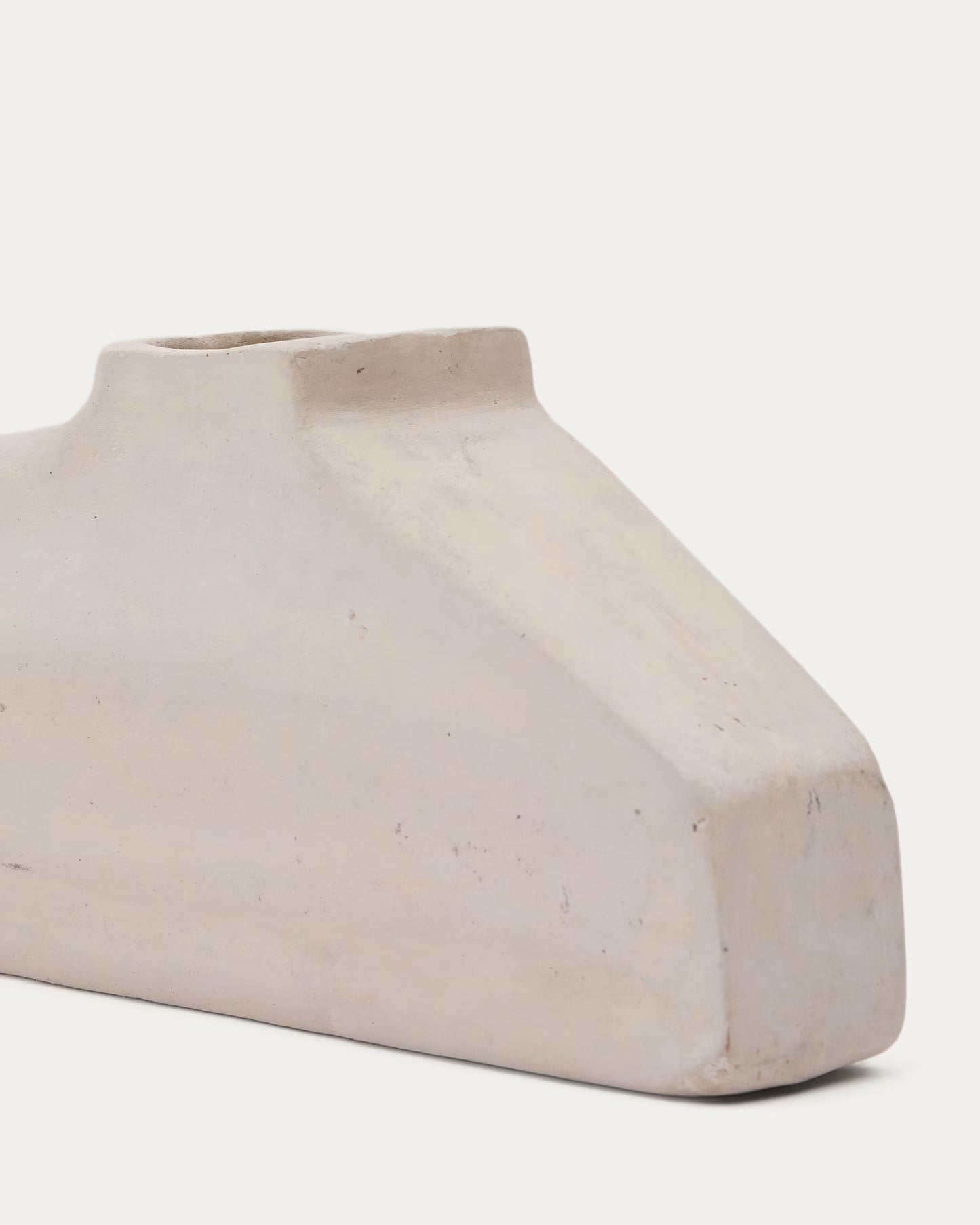 Vaso in cartapesta grigio Lahara 16 cm