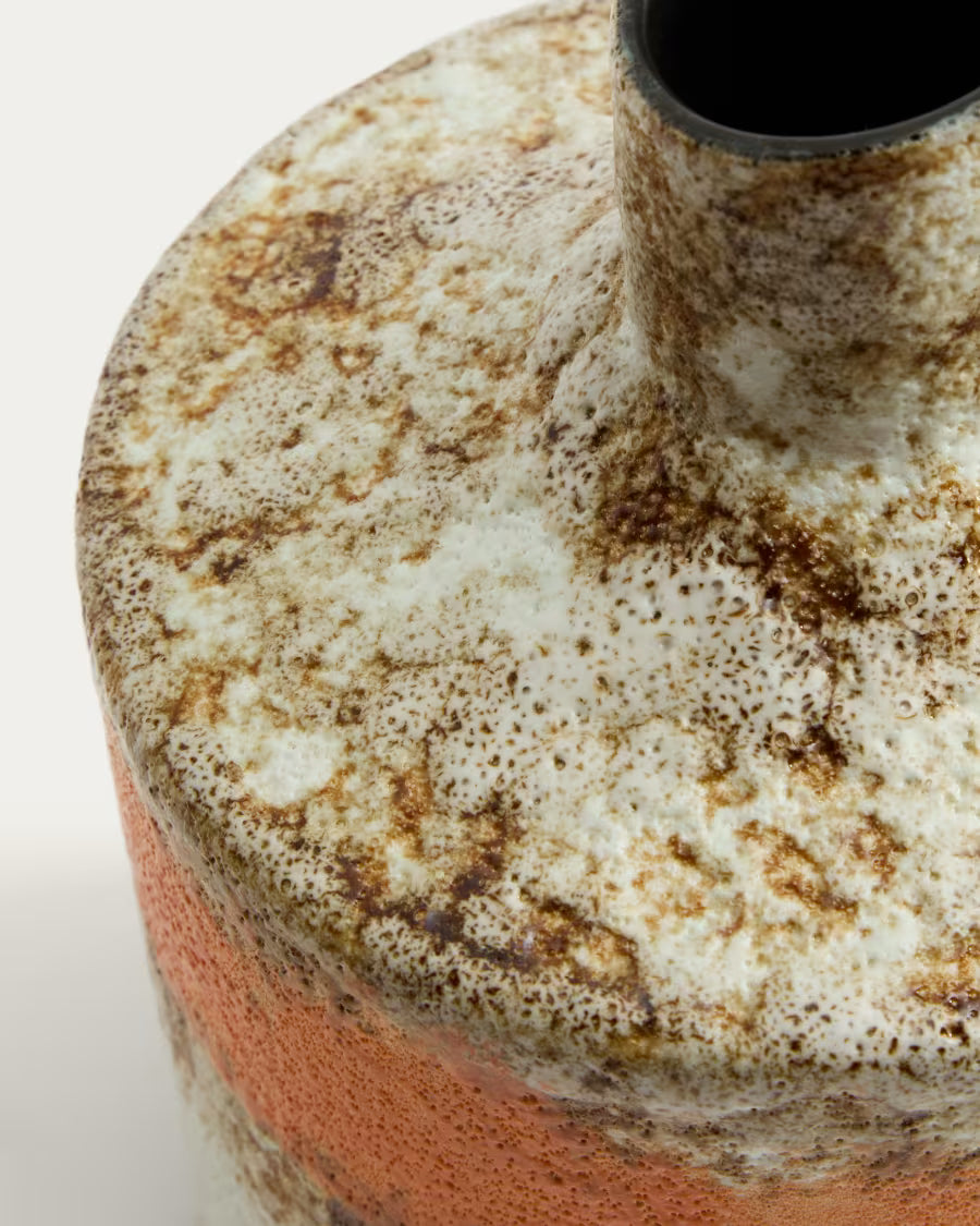 Vaso Estin in ceramica multicolore 25 cm