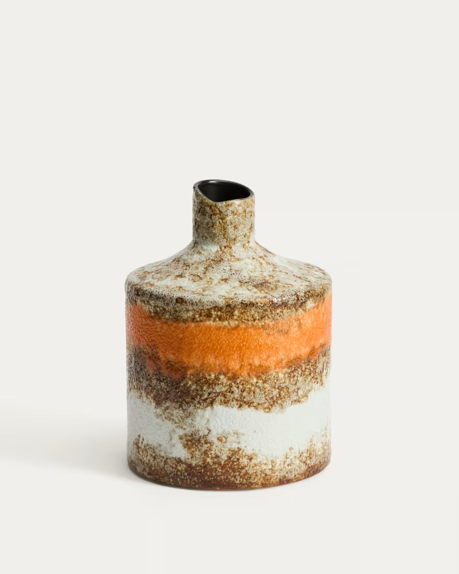 Vaso Estin in ceramica multicolore 25 cm
