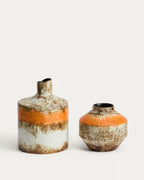 Vaso Estin in ceramica multicolore 25 cm