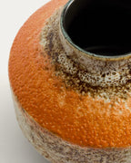 Vaso Estin in ceramica multicolore 16,5 cm