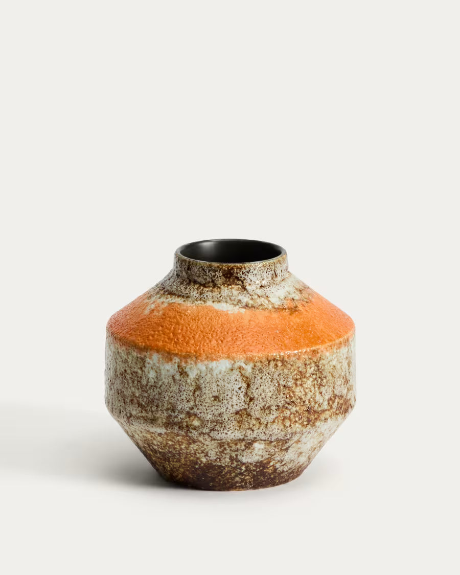 Vaso Estin in ceramica multicolore 16,5 cm
