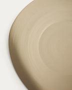 Centrotavola Ebenor in ceramica beige Ø 40 cm