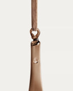 Set Talnea di 2 ornamenti da appendere in vetro riciclato marrone 29,5 cm