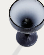 Calice da vino Sileia in vetro riciclato blu