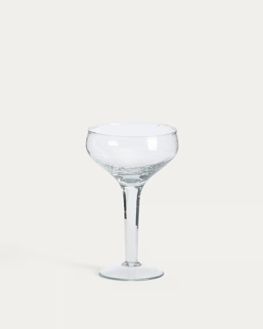 Calice da vino Sileia in vetro trasparente riciclato
