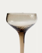 Calice da vino Sileia in vetro riciclato marrone