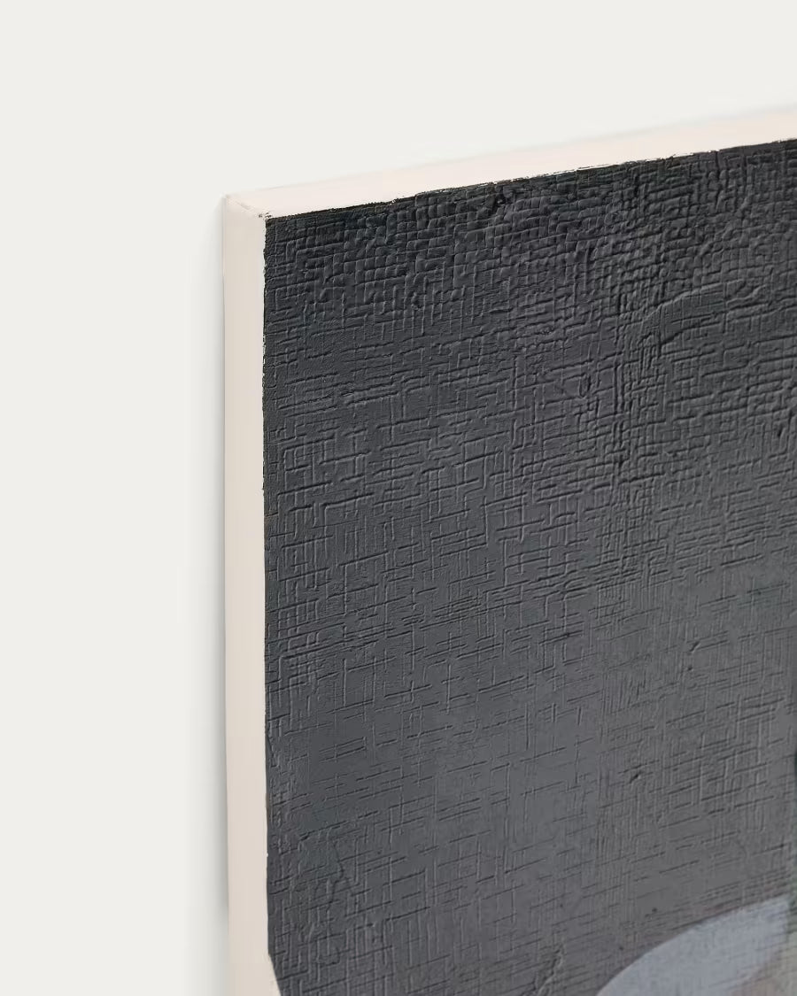 Tela astratta Nemsa blu e verde 90 x 60 cm