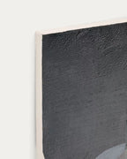 Tela astratta Nemsa blu e verde 90 x 60 cm